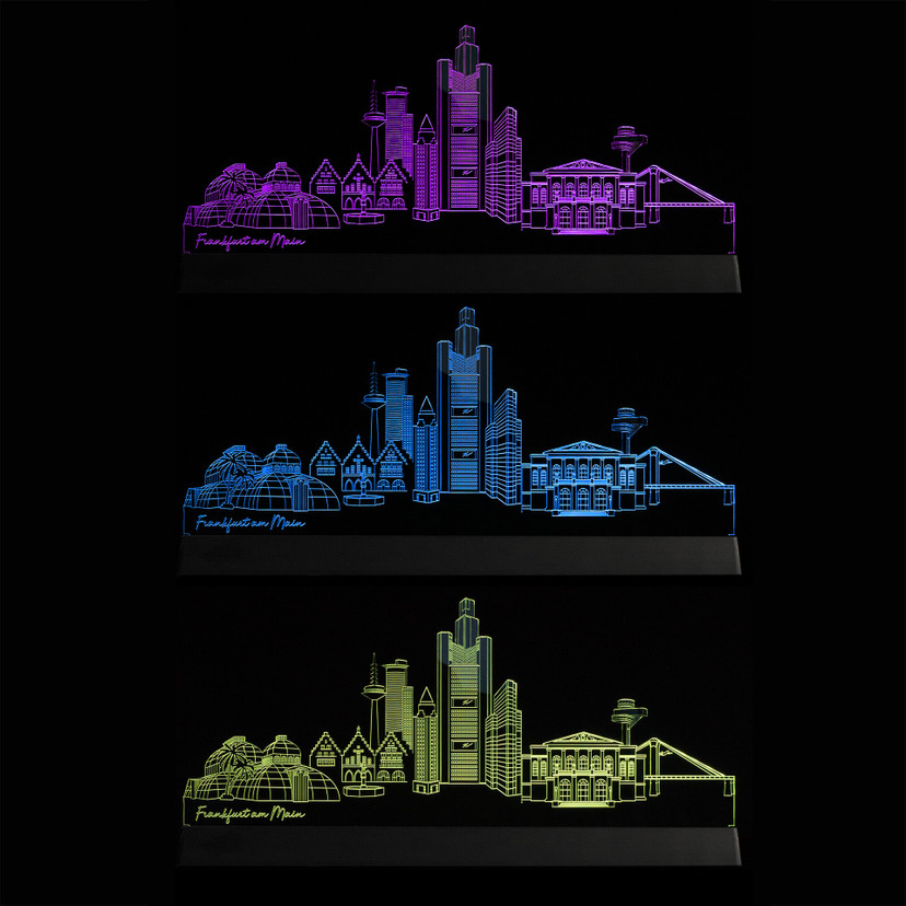 LED Skyline Frankfurt am Main