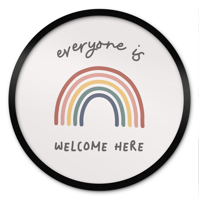 Poster Everyone is welcome here - KsanaKalpa - Rond