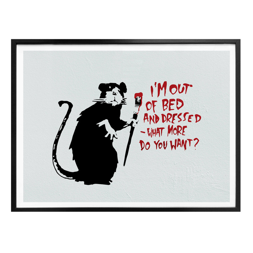 Plakat Banksy - Out Of Bed