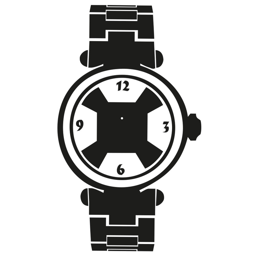 Sticker mural - Montre de sport