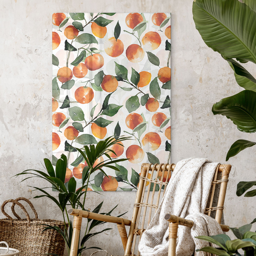 Akrylbillede Frugtagtige mandariner - UN Designs