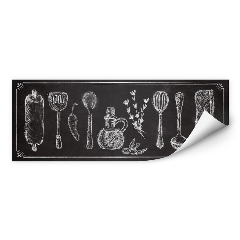 Wallprint Rustic Kitchen - Panorama