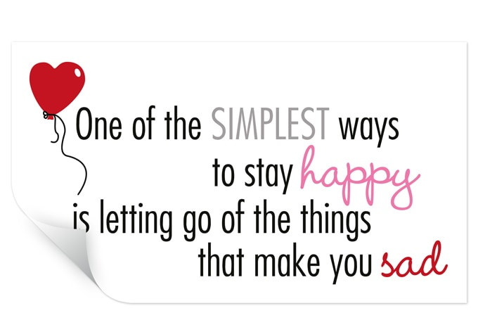 Zelfklevende Poster - One of the simplest ways…