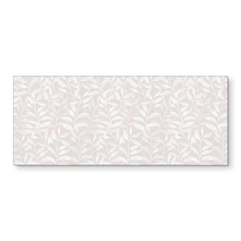 Revêtement pour cuisine Délicates feuilles d'aquarelle - Soft Beige - Extensible - Bloomery Decor
