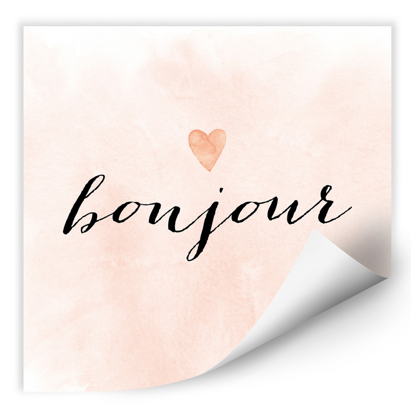 Wallprint Confetti & Cream - Bonjour