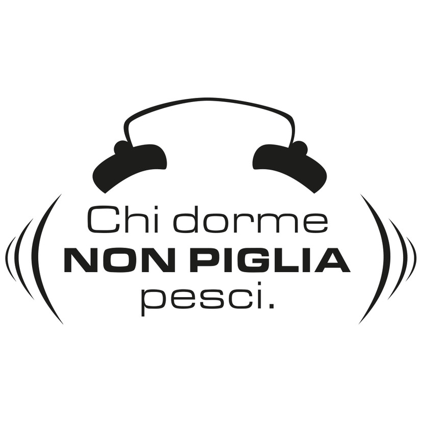 Sticker mural - Chi dorme non piglia pesci