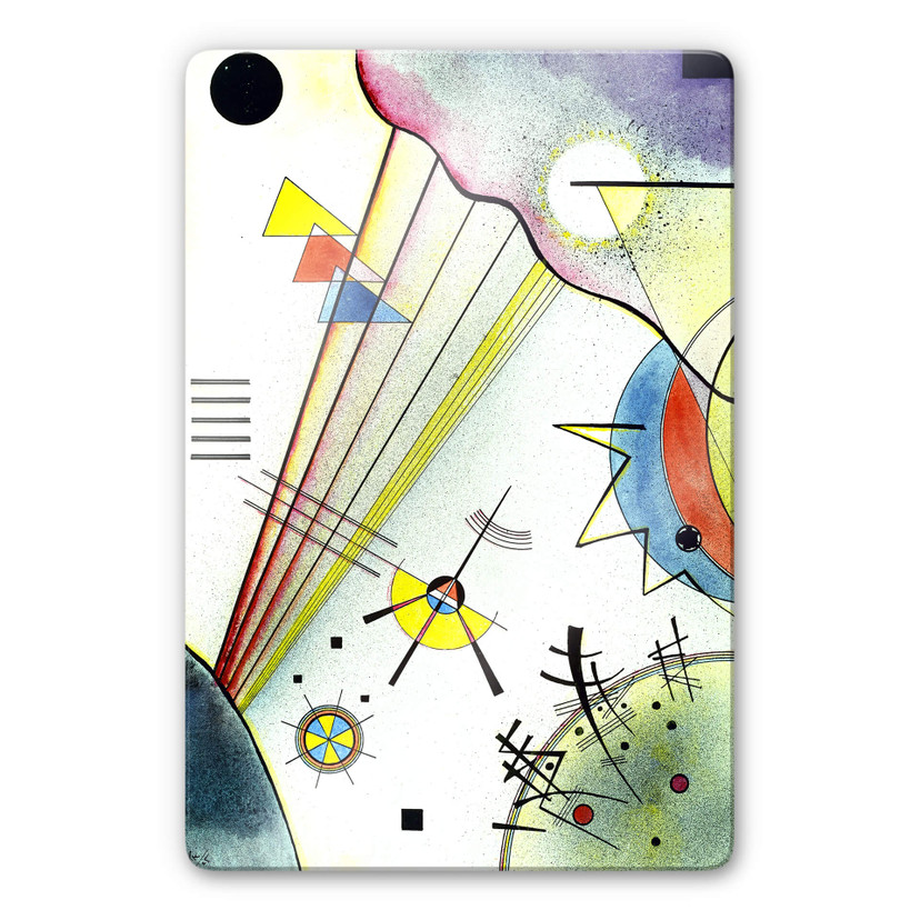 Glasschilderij Kandinsky - Clear Connection