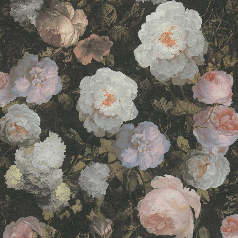 A.S. Création History of Art Papier peint floral Rose, Vert, Blanc