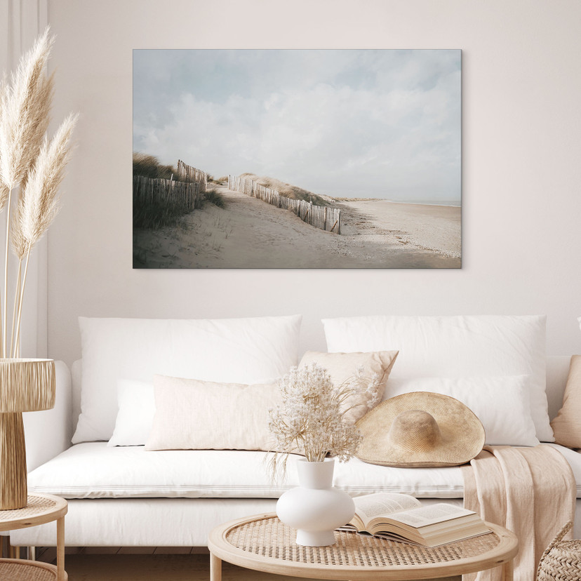 Wanddecoratie Duinlandschap aan de Noordzee - Annie - Alu-Dibond