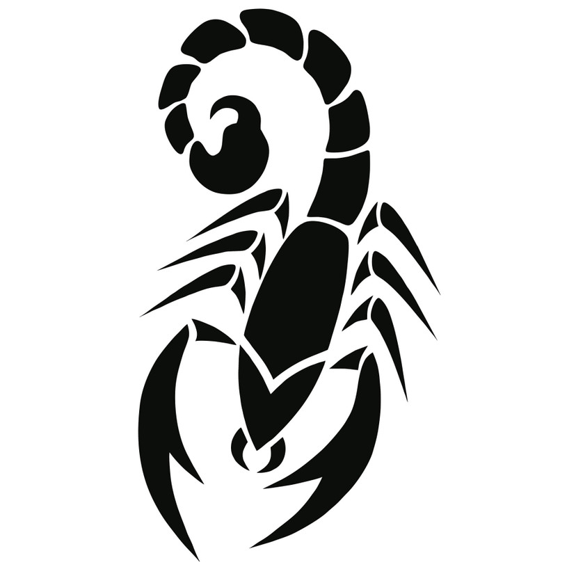 Wallsticker Skorpion