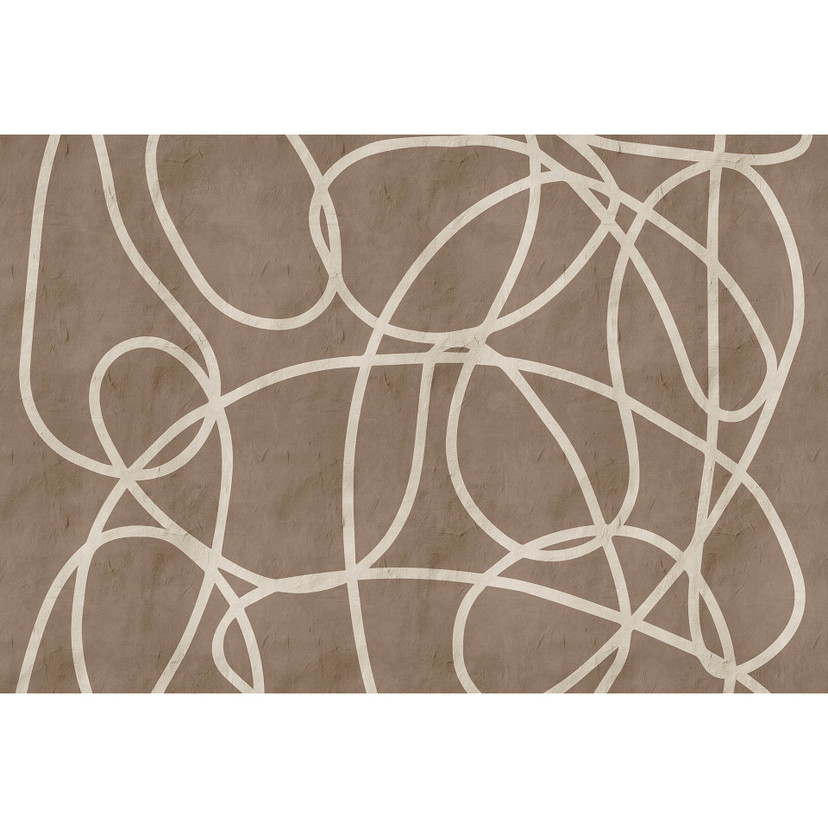 Fotomural Paredes de Patel 3 Serengeti 3 marrón, beige, gris