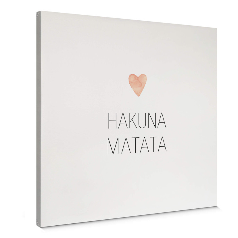 Obraz na płótnie Confetti & Cream - Hakuna Matata