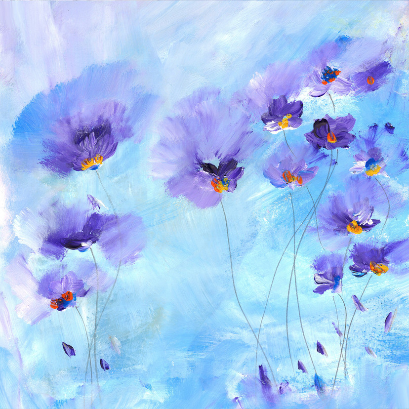 Fototapet Niksic - Rhapsody Blue