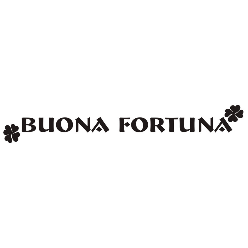 Wallsticker Buona Fortuna