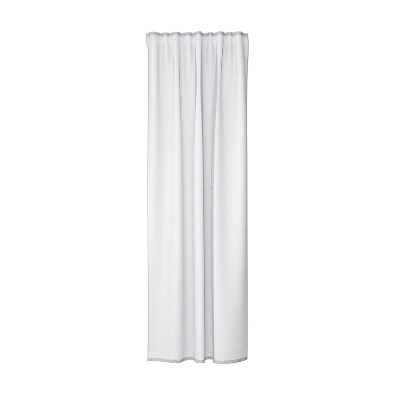 Homing Vorhang mit verdeckten Schlaufen Lisa optisch weiß - 2,45 x 1,4 m
