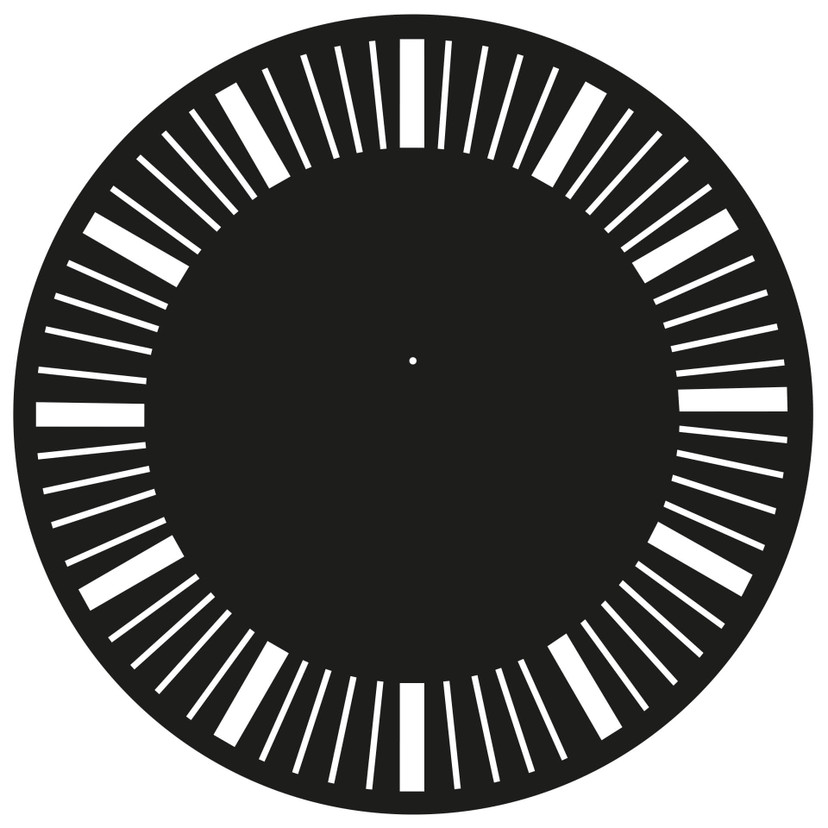 Sticker mural - Horloge Stripes Rétro 2