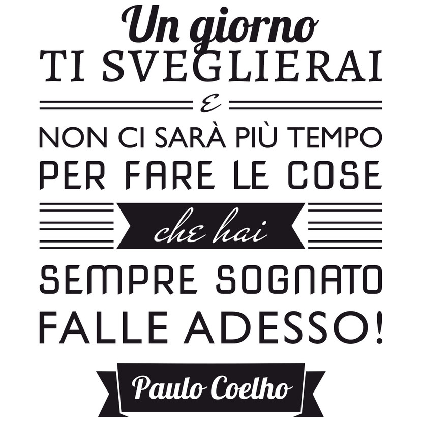 Sticker mural - Un giorno...