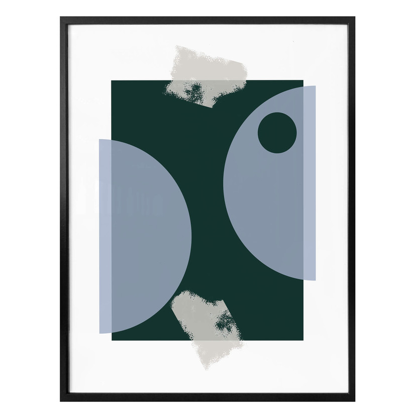 Plakat Nordic Creators - Niebiesko-zielony