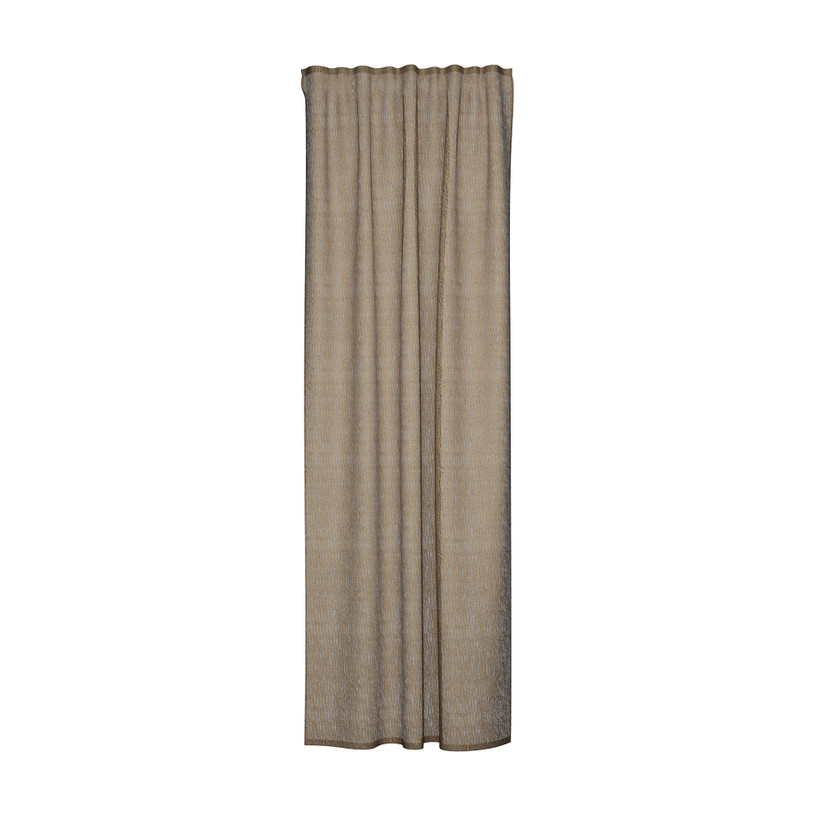 Homing Vorhang mit verdeckten Schlaufen Loik kupfer -  2.45 x 1.4 m
