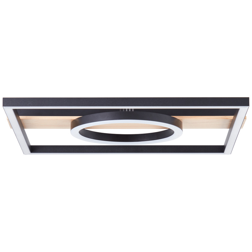 Deckenleuchte Leopold, braun, 5,5 x 42 cm, Holz Lampe