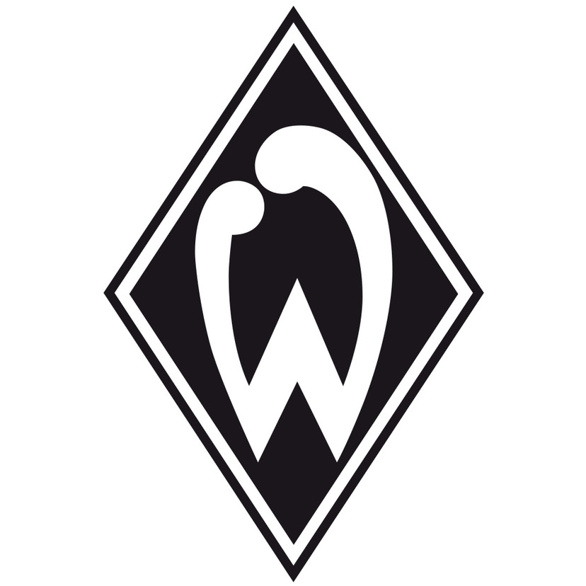 Wandtattoo Werder Bremen Logo einfarbig