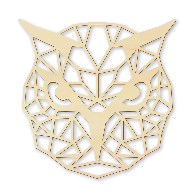 Sztuka z drewna topoli - Sowa origami