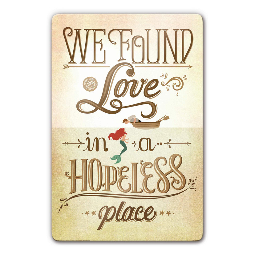 Tableau en verre Tohmé  - We found Love