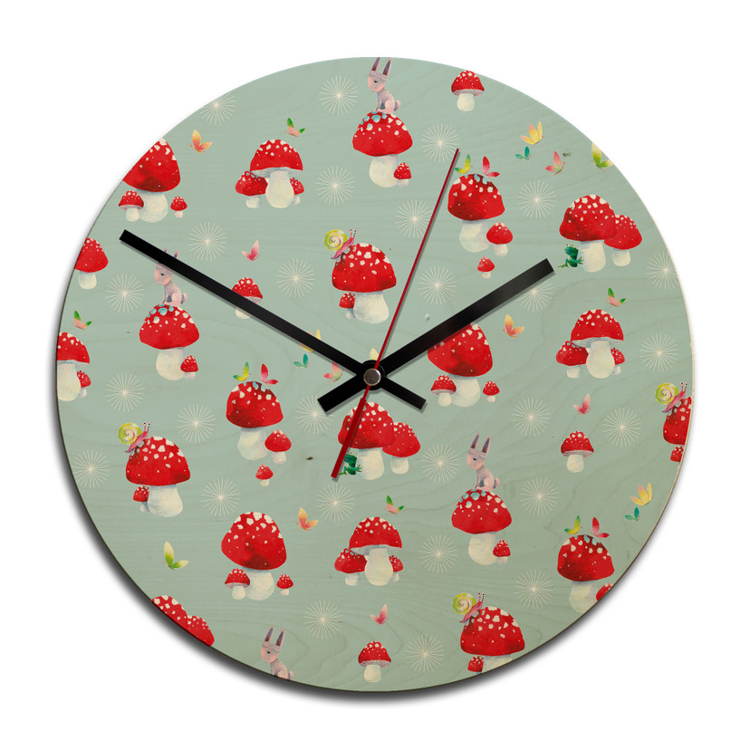 Horloge murale en bois - Blanz - Porte-bonheur