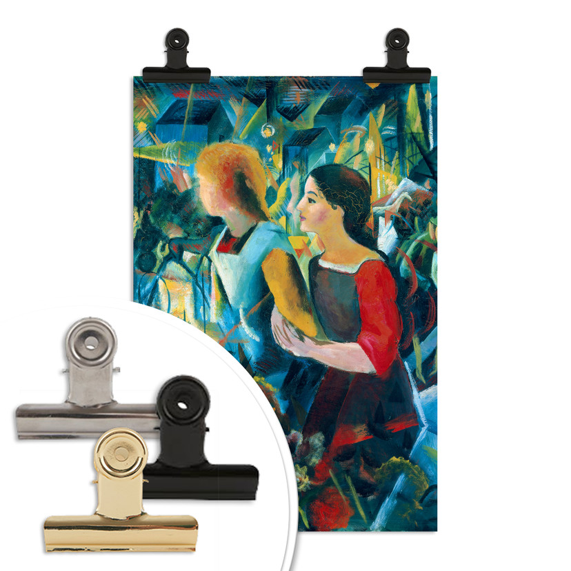Poster Macke - Zwei Mädchen