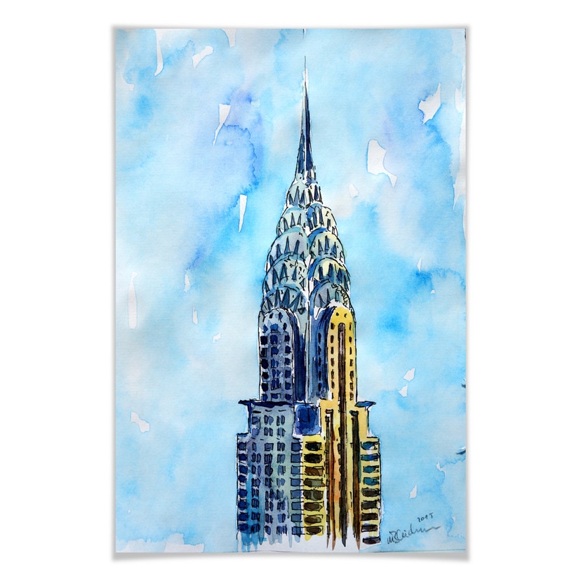 Poster - Bleichner - Chrysler Building in NYC