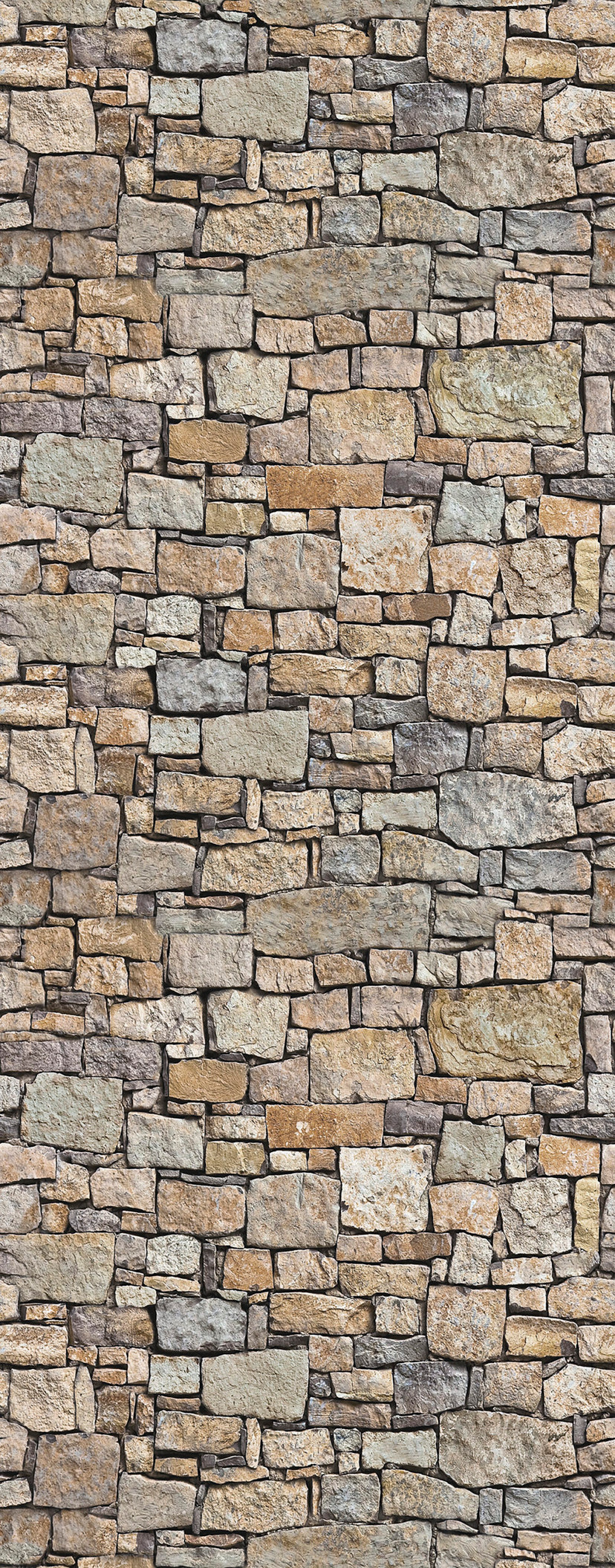 Tapet med steneffekt Fototapet Grå, Tapet med steneffekt 2,70 x 1,06 m