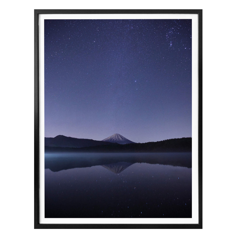 Plakat z nocnym niebem