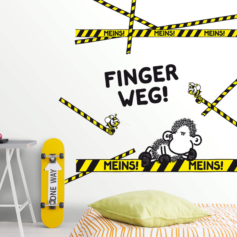 Wandtattoo Sheepworld Finger Weg! Meins!