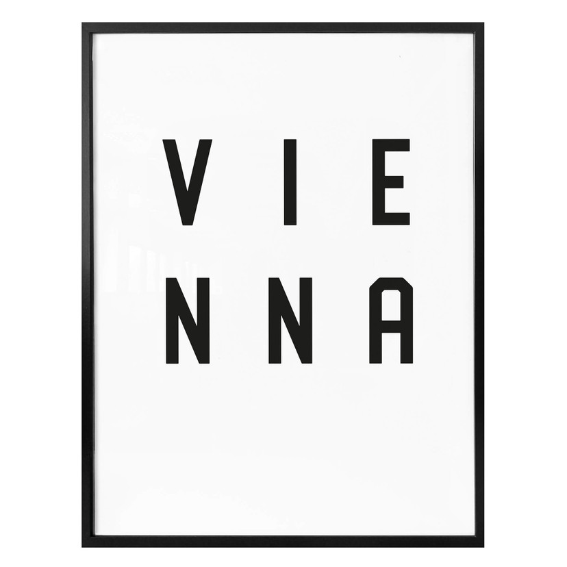 Plakat - Typografia Wiedeń
