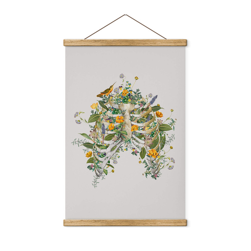 Affiche textile Frida Floral Studio - Thorax Floral