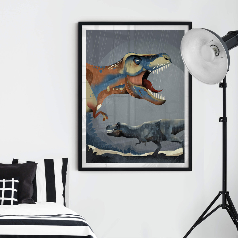 Plakat Brown - T-Rex