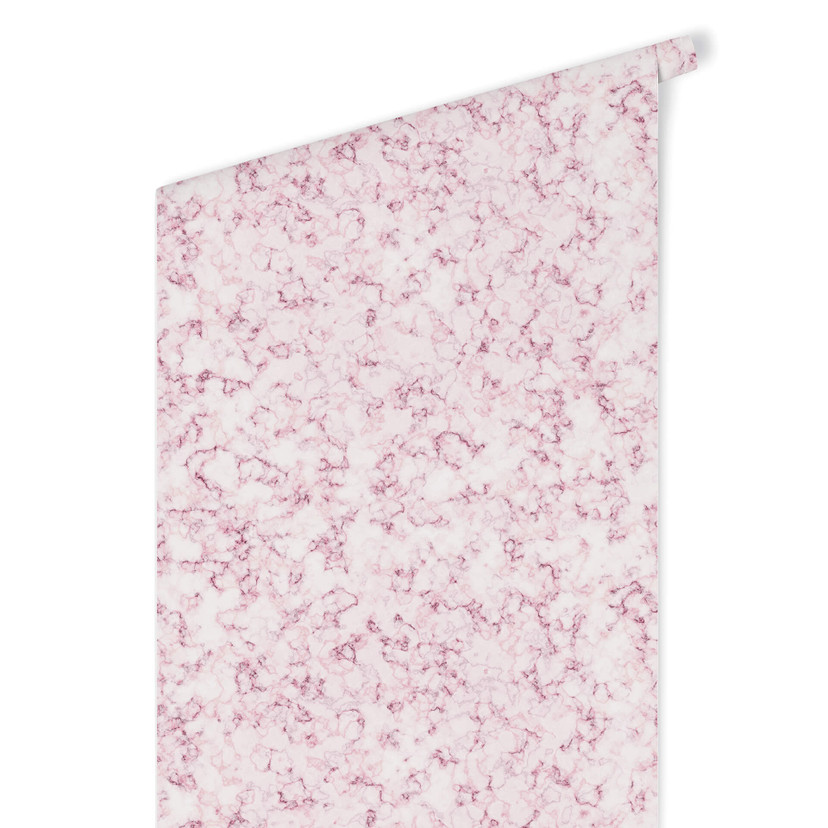 Tapet med mønster - marmor - pink
