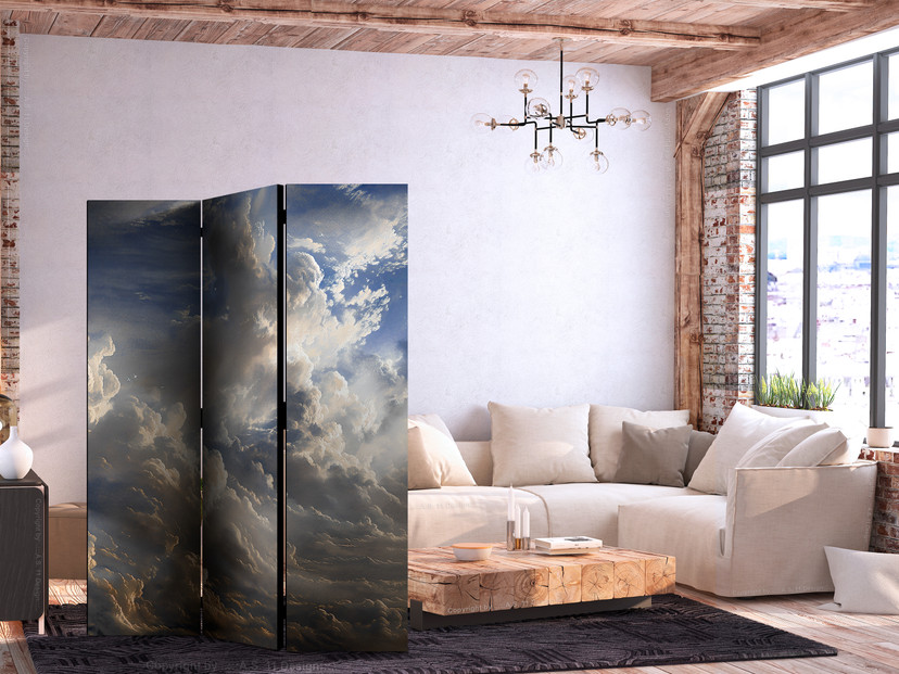 Paravent, Raumteiler freistehend, Trennwand - Golden Reflections on Clouds Foretelling Dusk