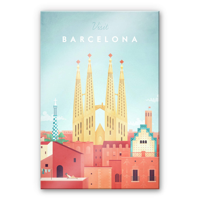 Akrylbillede Rivers - Barcelona