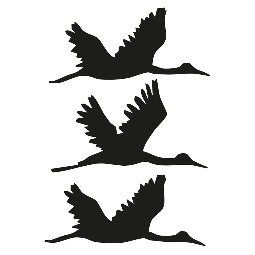 Wallsticker Klinke deko: Fugle