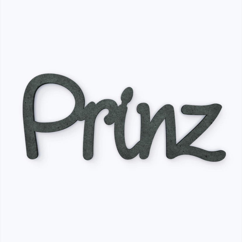 MDF bogstaver - Prinz