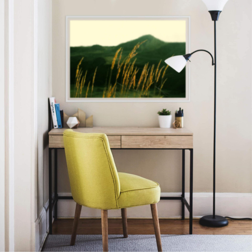 Poster autocollant - W - Herbes