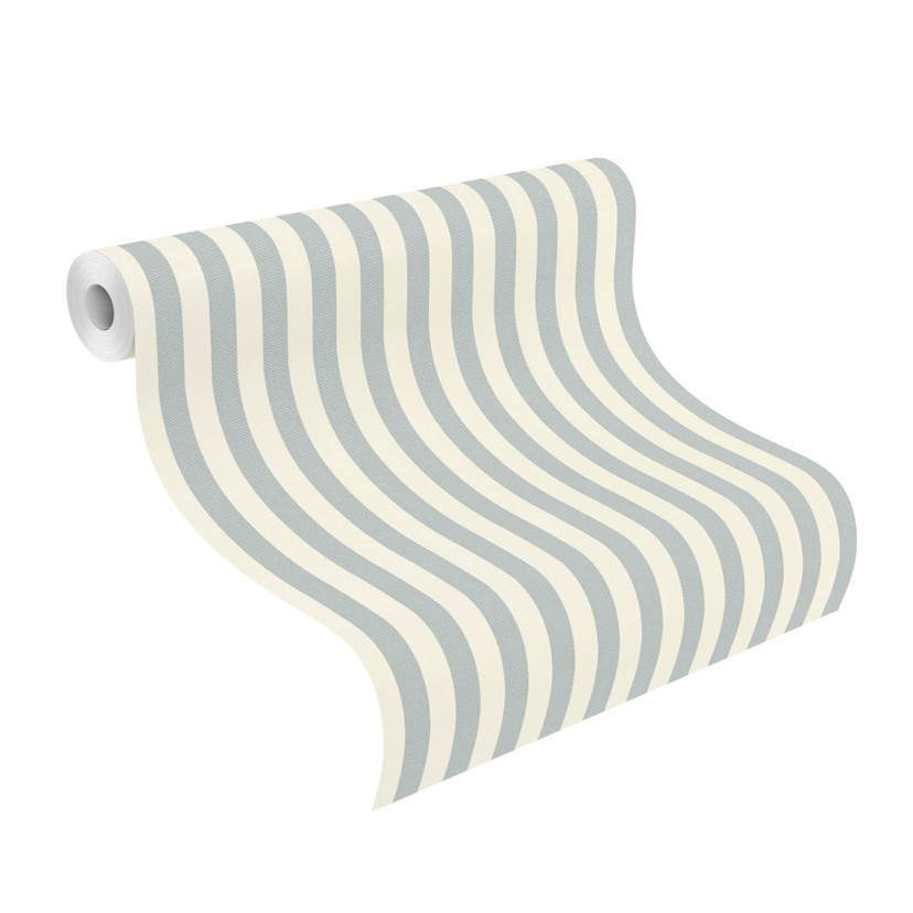 Rasch papier peint intissé, papier peint à rayures Trianon XIII glace