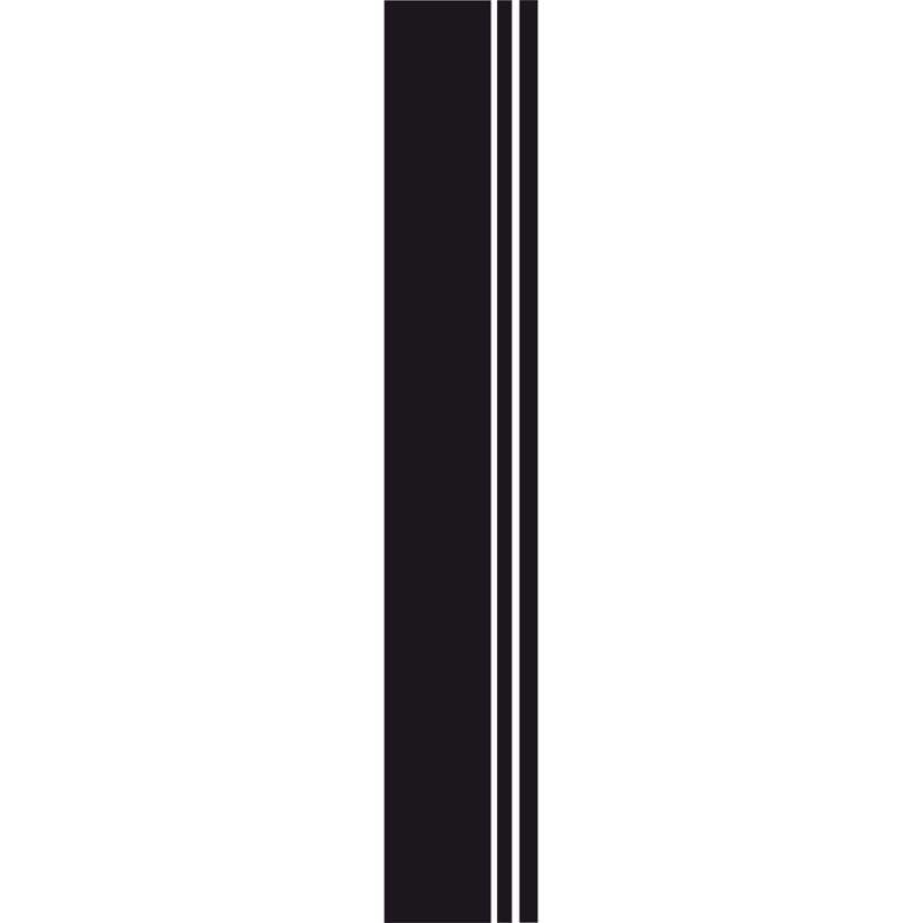 Wallsticker - Retro Striber