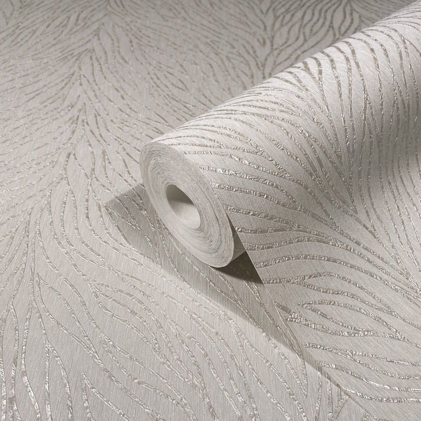 BASIC non-woven tapet i hvid