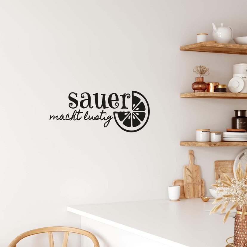 Wandtattoo Sauer macht lustig 1