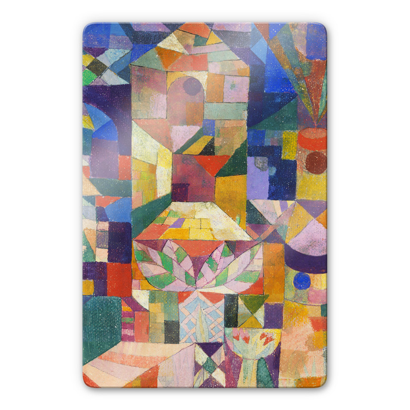 Glasbillede - Klee - Slotsgården