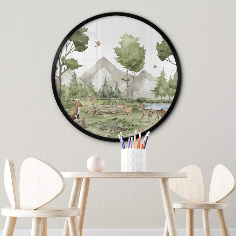 Poster Oliver Robins - Cute Forest Animals