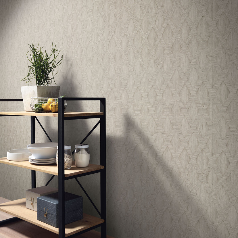 Tapeta z włókniny, tapeta graficzna Secret Garden beżowa