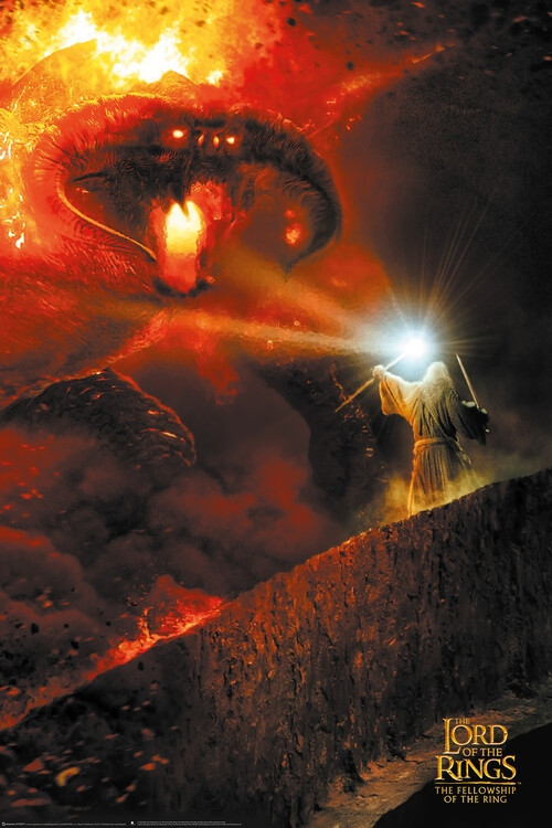 Filmplakat The Lord of the Rings - Balrog film, plakat (60 x 90 cm)